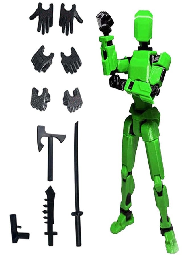 NUDFSY Robot Toy, Action Figure Toys, Action Figure T13 Action Figure with Adjustable Actions Multiple Accessories T13 Action Figure (Manual Assembly is Required) - Image 1